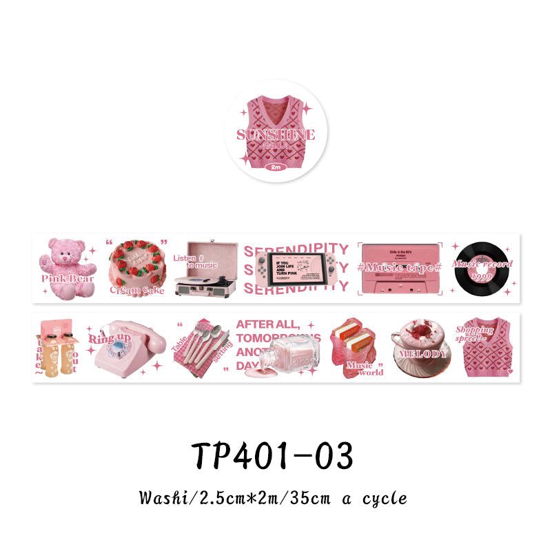 1PCS Grocery store series washi tape