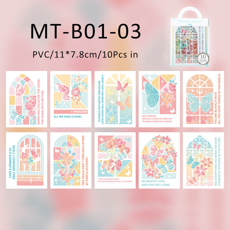 10PCS Daydream set series material paper