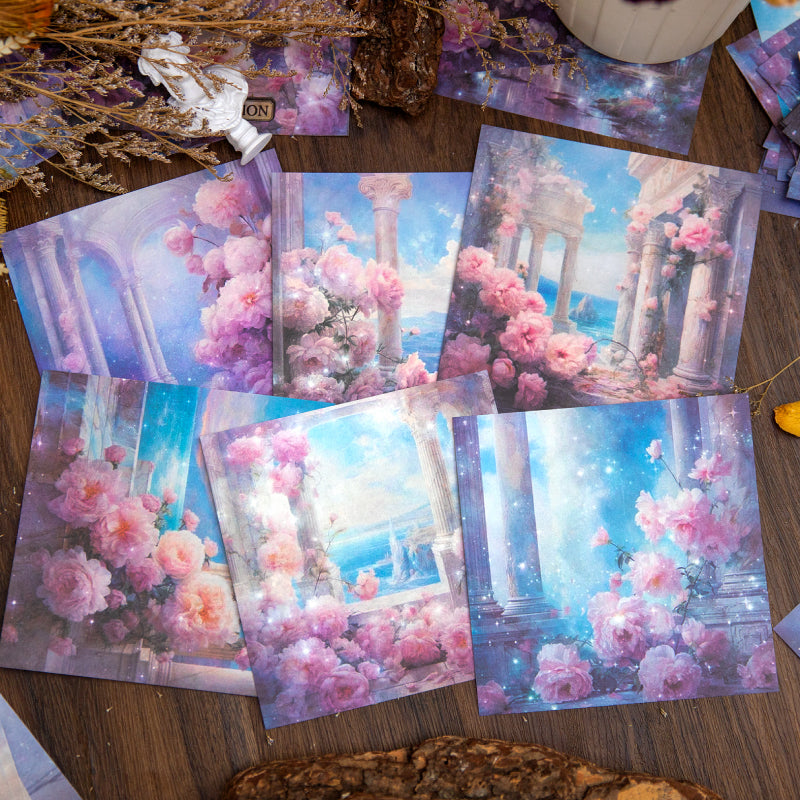 30PCS Love letter of starry sky series material paper