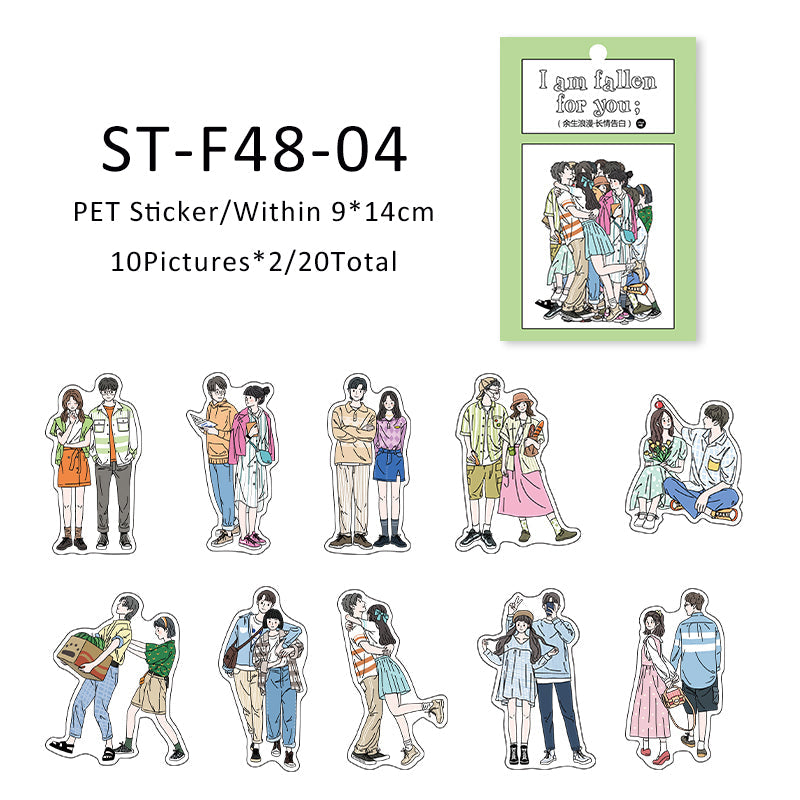 20PCS Romance for my Life series sticker