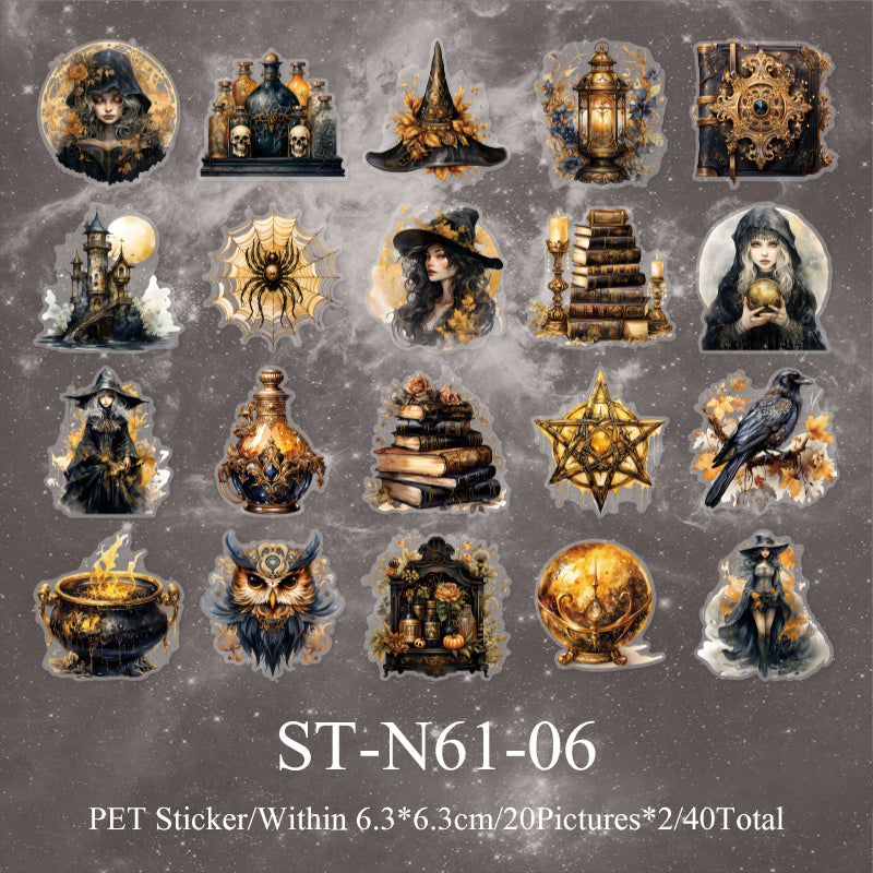 40PCS Magic fantasy series sticker