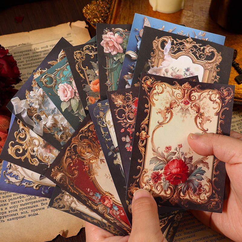 30PCS Rococo art series material paper