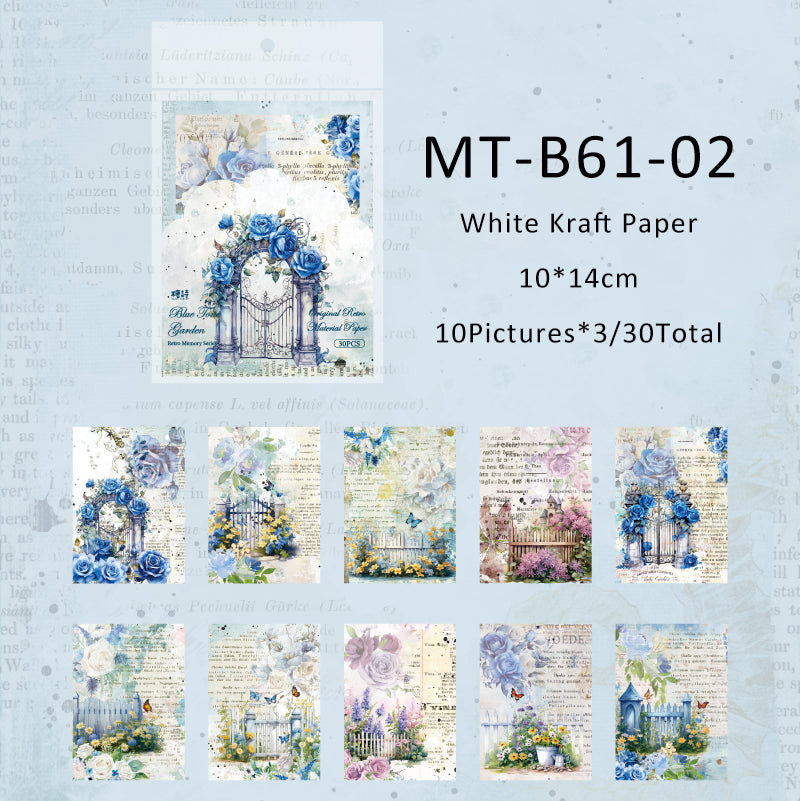 30PCS Vintage Memory Series Material paper