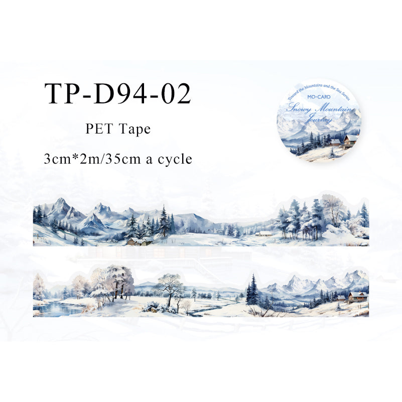 To the mountains and the sea series PET Tape