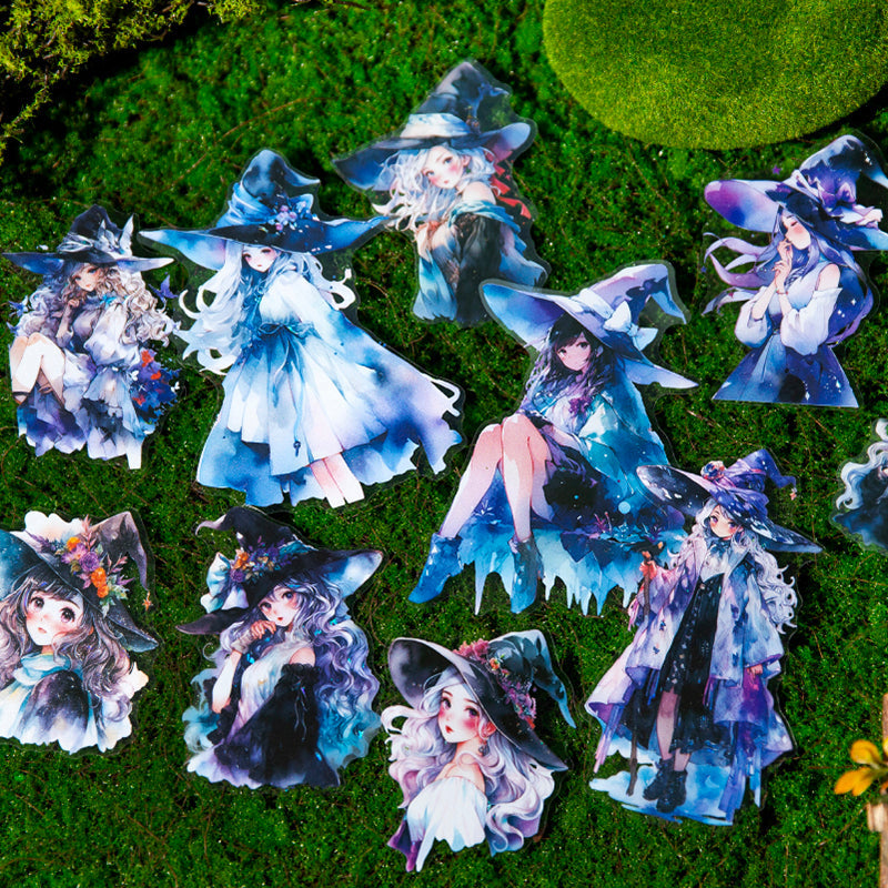 10PCS Witch's Tales series sticker