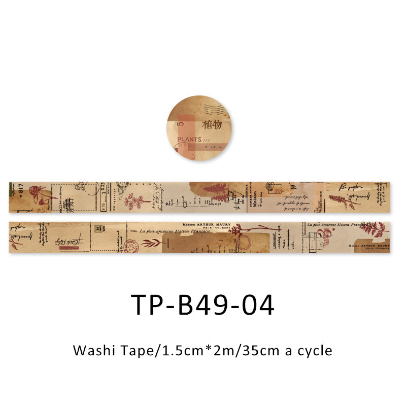 Vintage Island Series washi tape