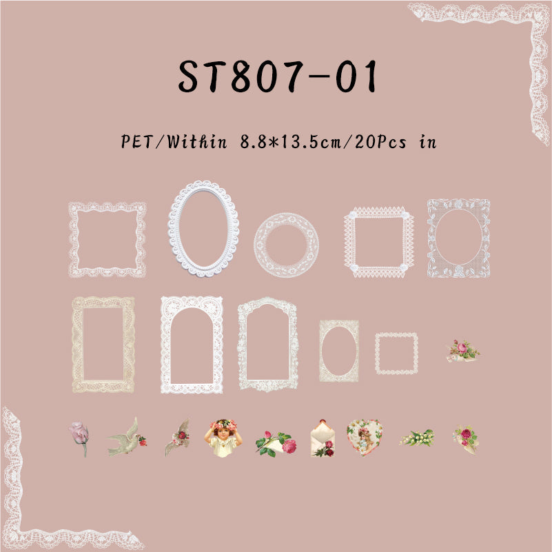 20PCS Frame series sticker