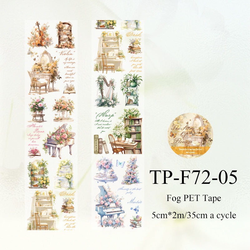 Beautiful Garden Series Fog PET Tape