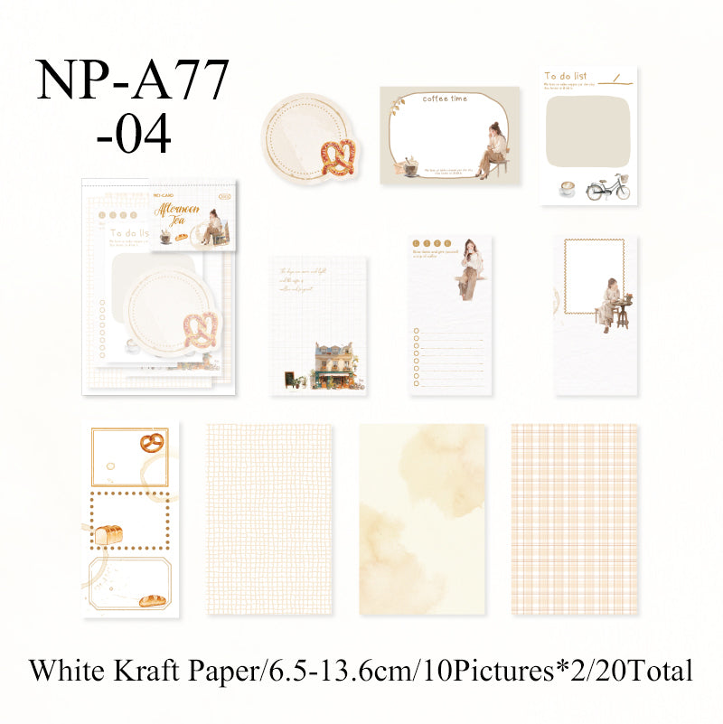 20PCS Capture Life Series note paper