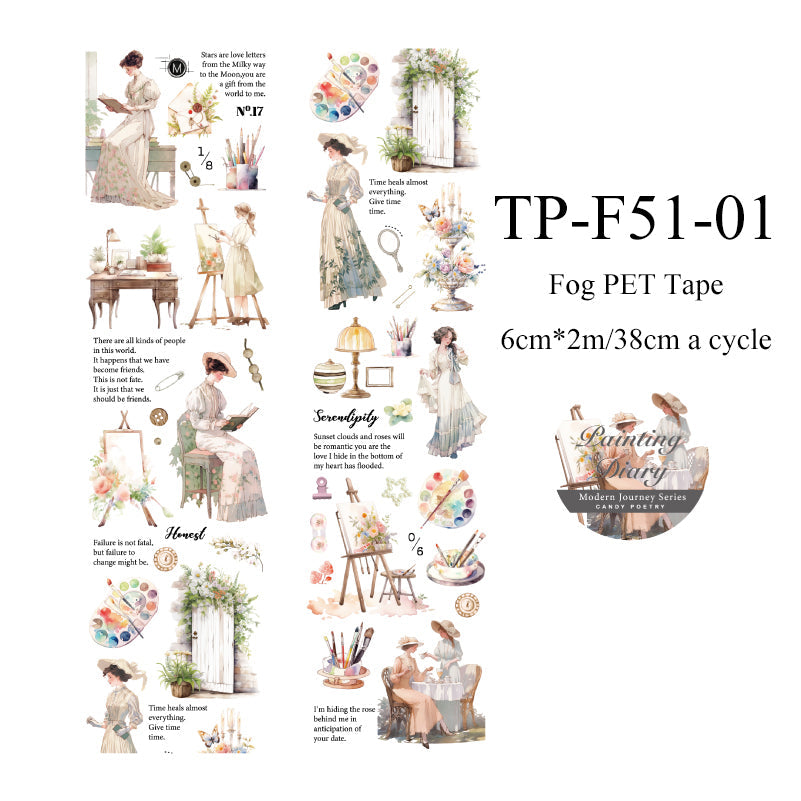 Modern Travel series Fog PET Tape