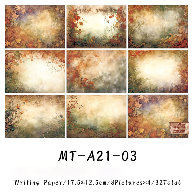 32Sheets Forest Fairy Tales Series material paper