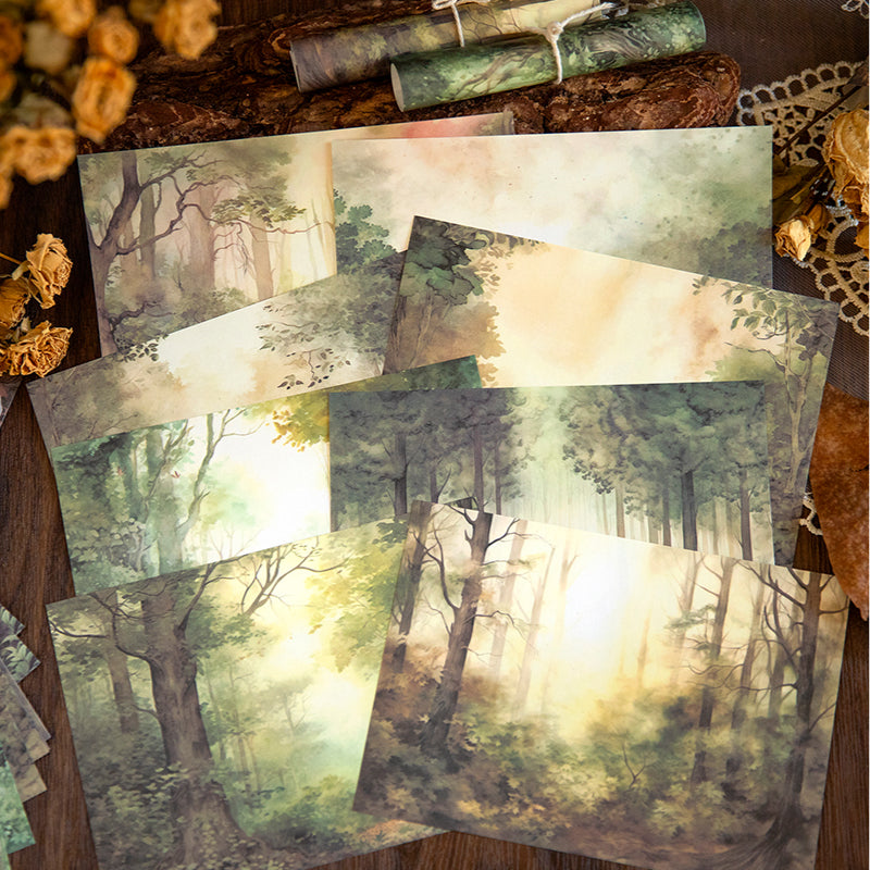 32Sheets Forest Fairy Tales Series material paper