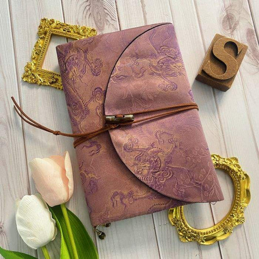 Fortune Dragon Watered Gauze Journal | ZW