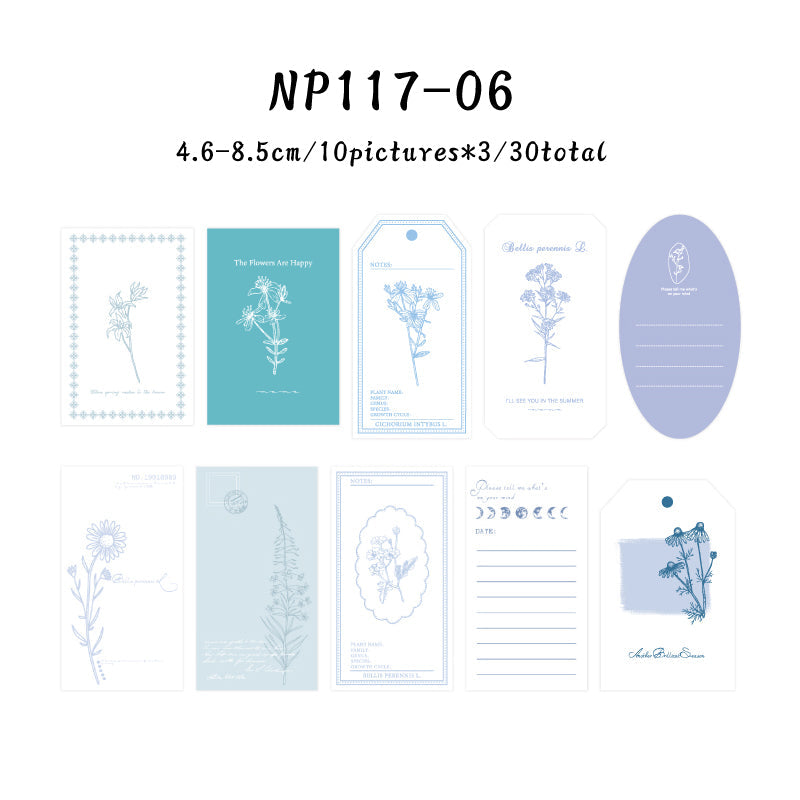 30PCS Forest of all Things series note paper