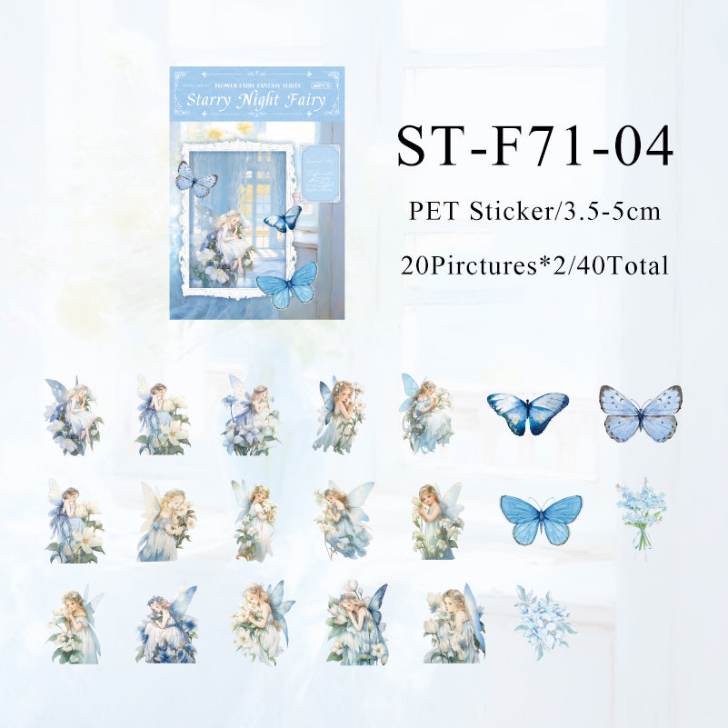 40PCS The fairy fantasy series sticker