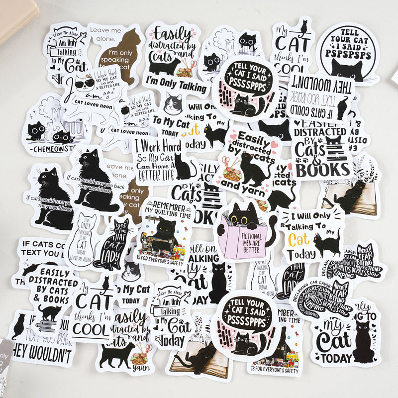 46PCS I have a cat sticker