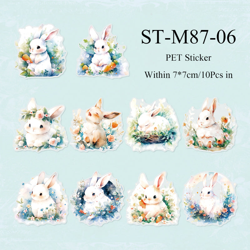 10PCS Animal forest series sticker