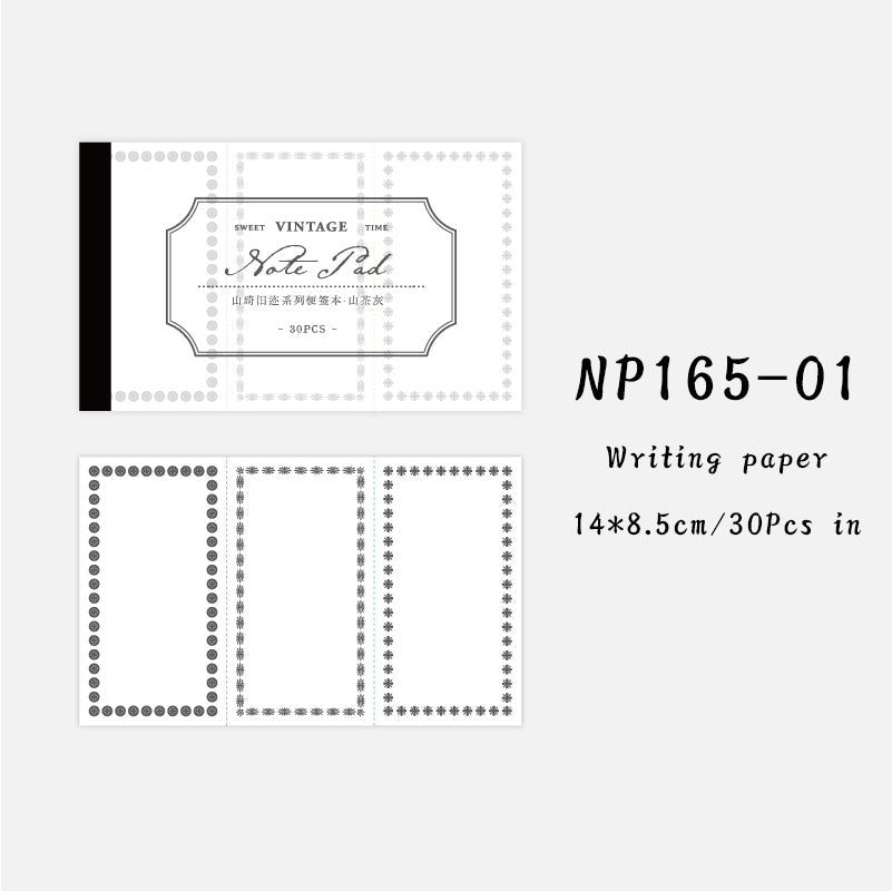 30PCS Old Yamazaki series note paper