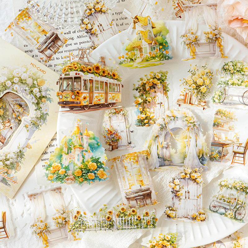 30PCS Flower Garden series sticker