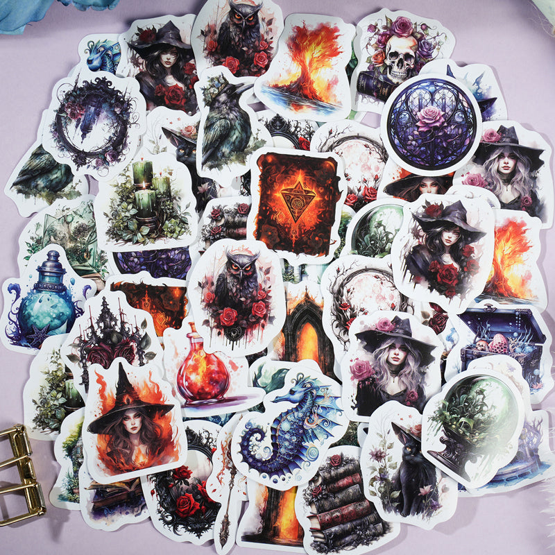 30PCS Fantasy wizard sticker