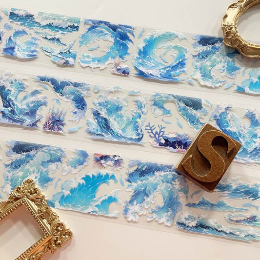 Ocean Waves Tape Roll | WUBAO