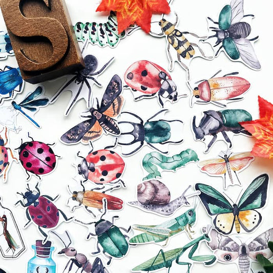 Microverse Bugs Sticker 60PCS