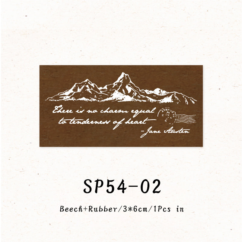 Mountain mist series stamp