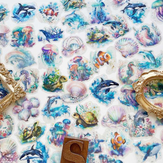 Oceanic Creatures Sticker 60PCS