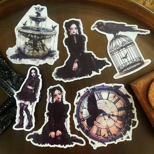 Gothic Lolita Sticker 12PCS