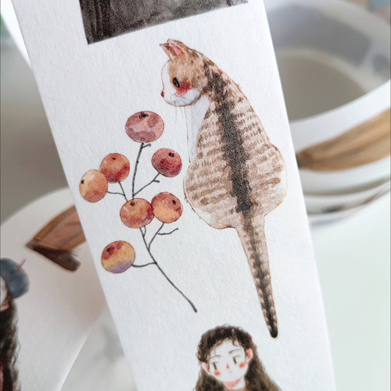 4cm*200cm Autumn departure Washi/PET Tape