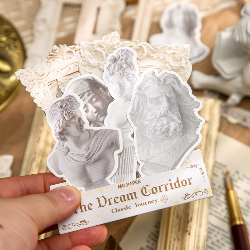 15PCS The Dream Corridor series material paper