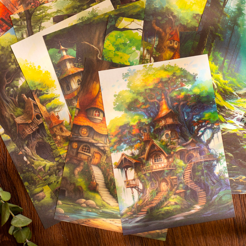 30PCS Free fantasy series material paper