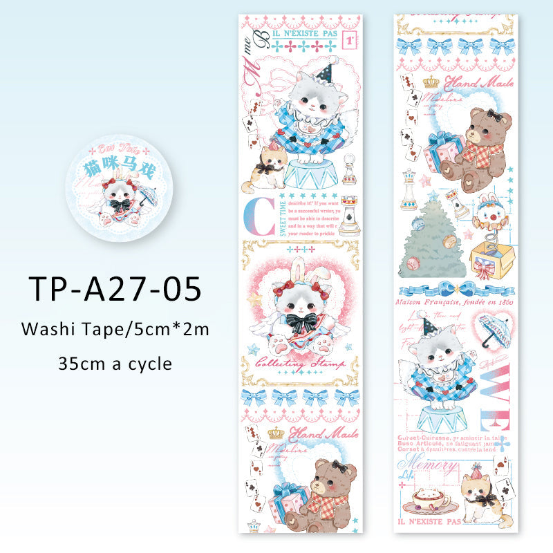 Cat Story series washi tape