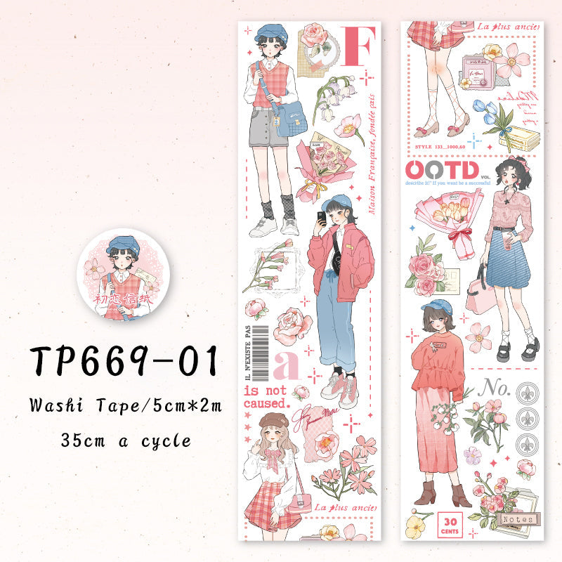 Romantic Time Series washi tape