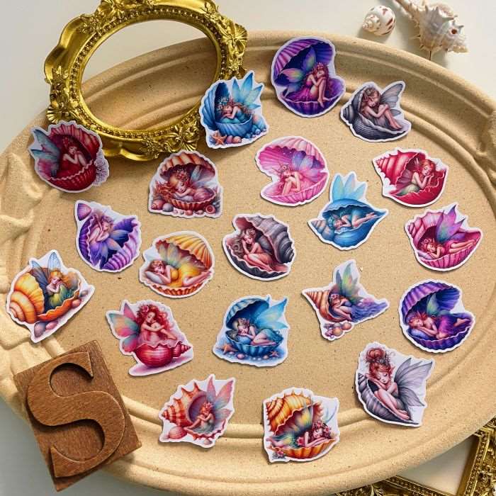 Seashell Fairy Sticker 20PCS