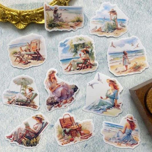 Oceanfront Sticker 20PCS