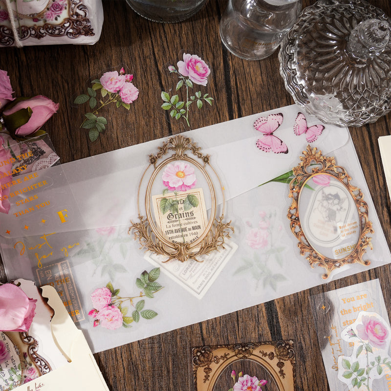 30PCS Flower frame dream series sticker