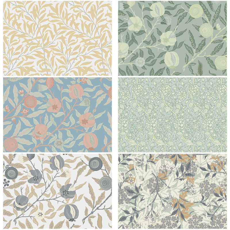 12PCS William Morris material paper