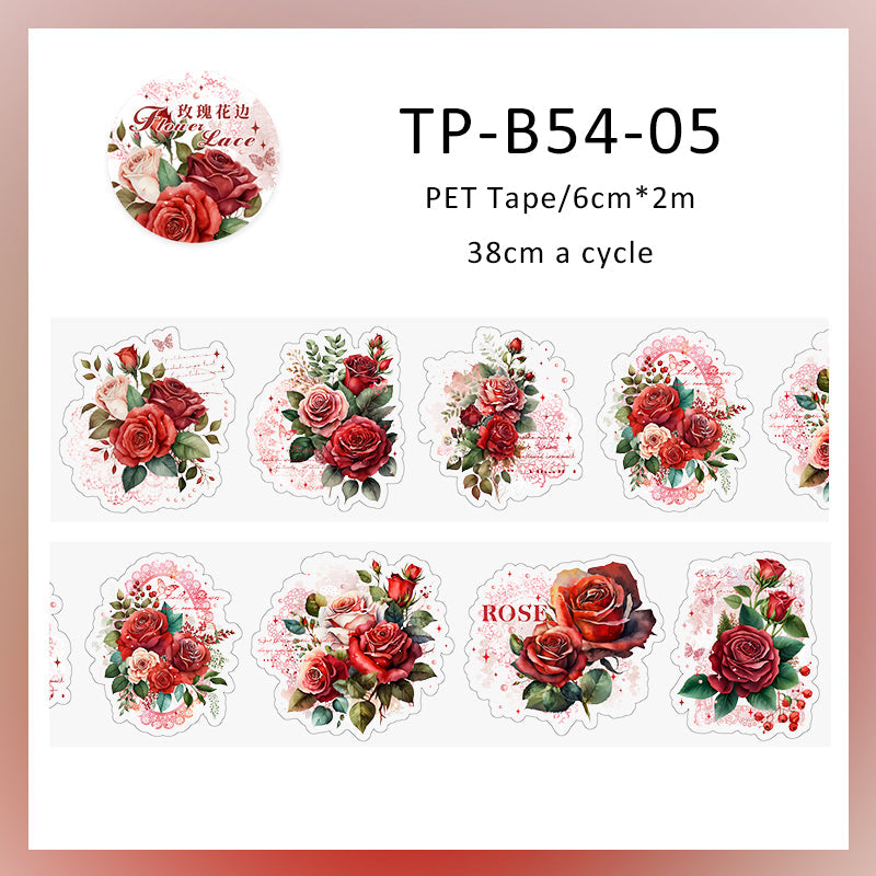 Flower dream lace series PET Tape