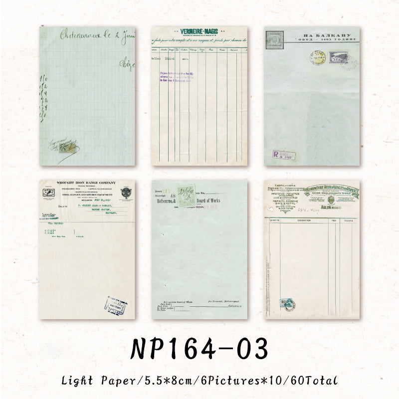 60PCS The Human Record series note paper