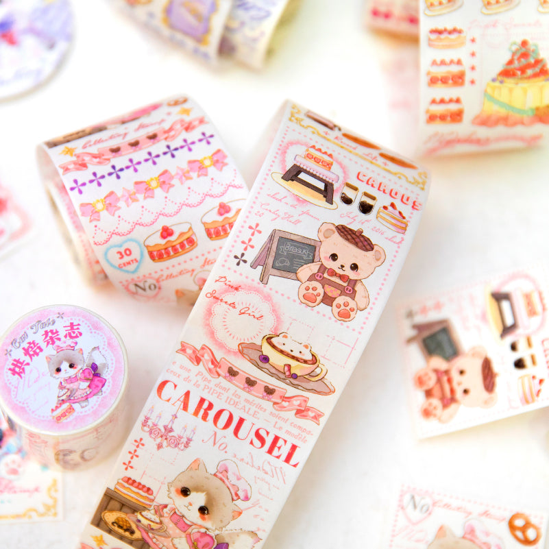 Cat Story series washi tape