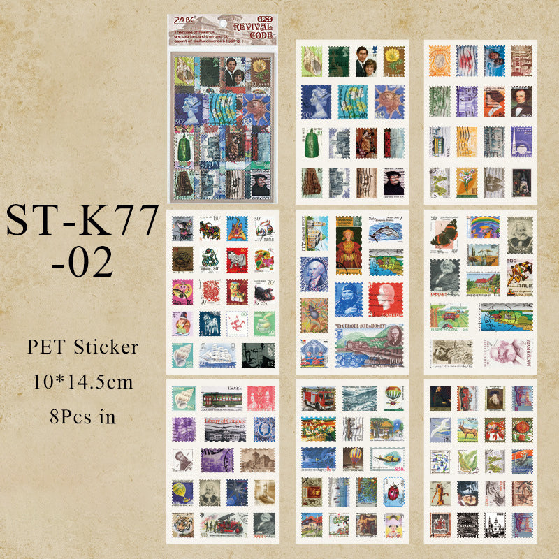 8PCS Misty Winter Berlin series sticker