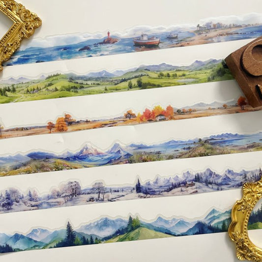 Toward Mountains And Seas PET Tape Roll