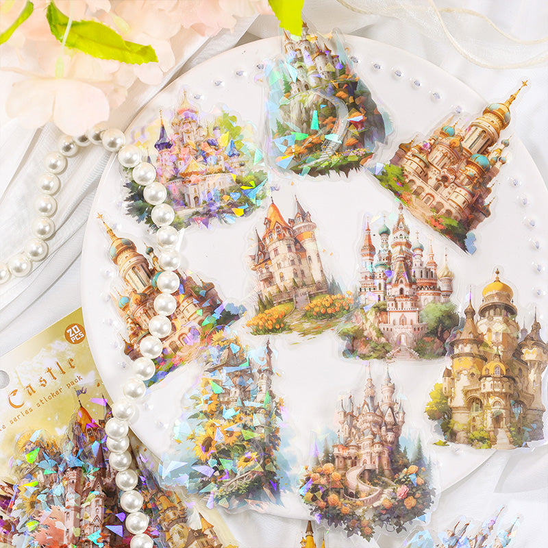 20PCS Castle on Clouds series sticker