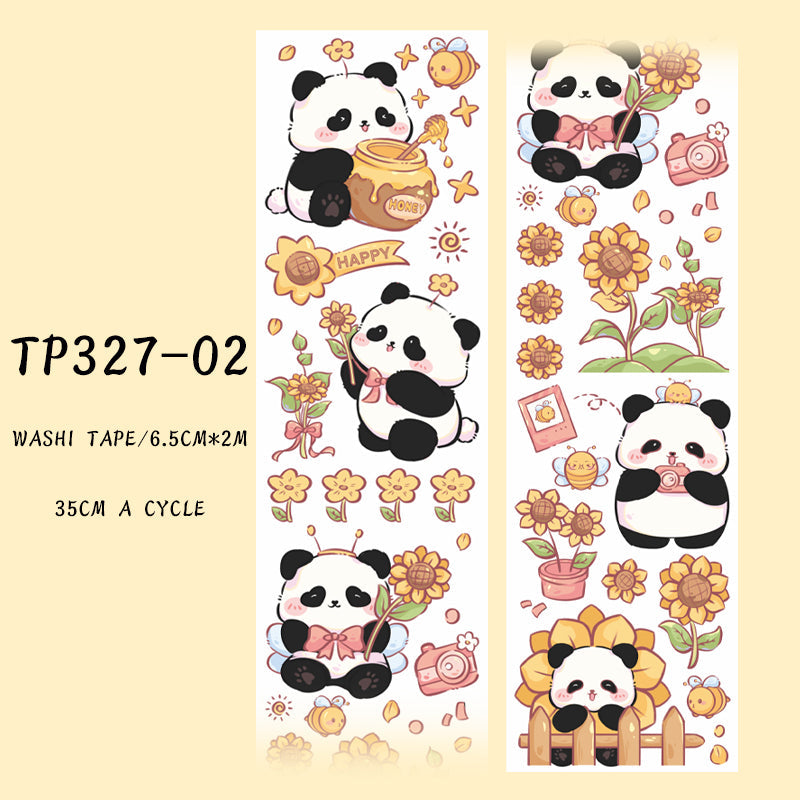 1PCS Panda series washi tape