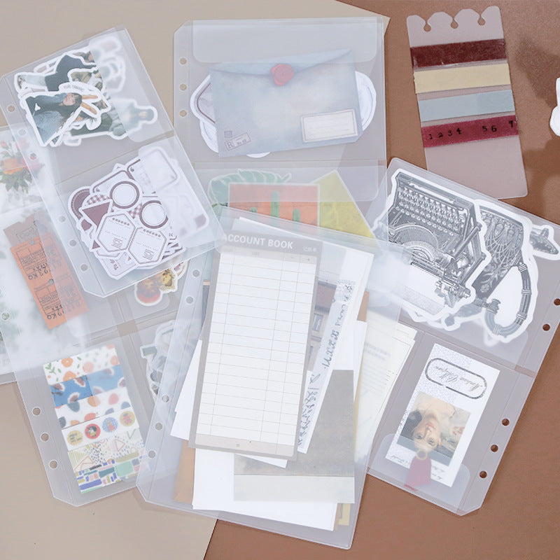 Sticker sorting storage bag