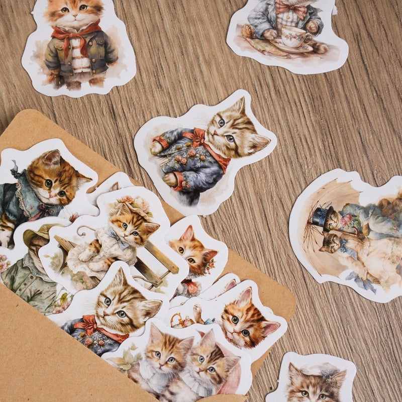 46PCS European sweet pet series sticker