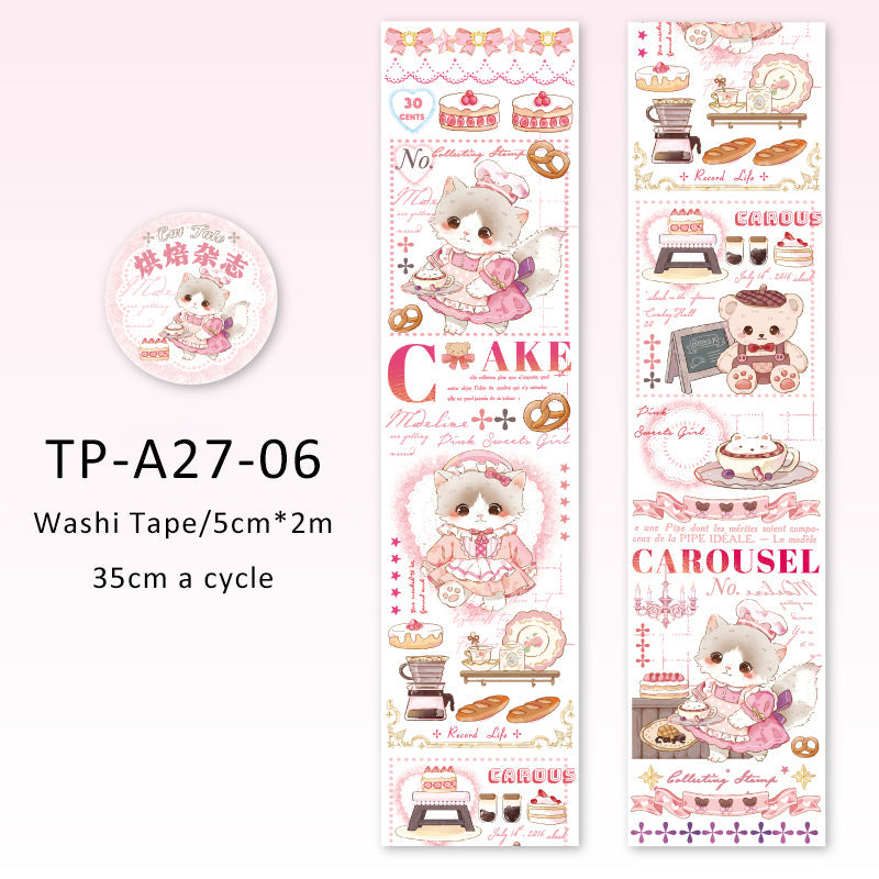 Cat Story series washi tape