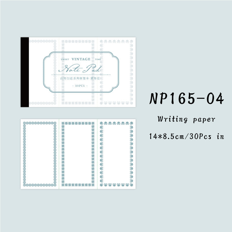 30PCS Old Yamazaki series note paper