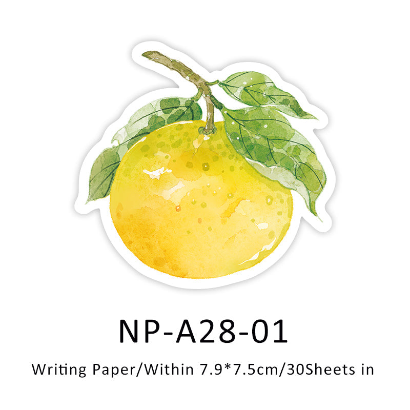 30Sheets Fruit Store Series note paper